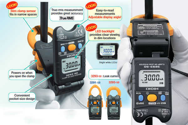 نشت یاب کلمپی هیوکی HIOKI 3293-50