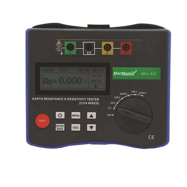 ارت سنج چهارسیمه مقاومت ویژه خاک مارمونیکس مدل MARMONIX MEG-432