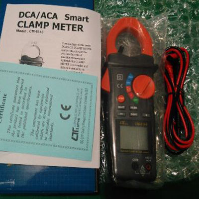 کلمپ آمپرمتر انبری دیجیتال 1000 آمپر AC/DC لوترون مدل LUTRON CM-6146