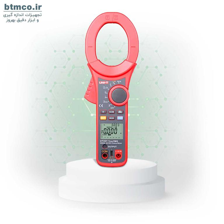 کلمپ آمپرمتر انبری 2000 آمپر دیجیتال AC/DC یونیتی UNI-T UT221 