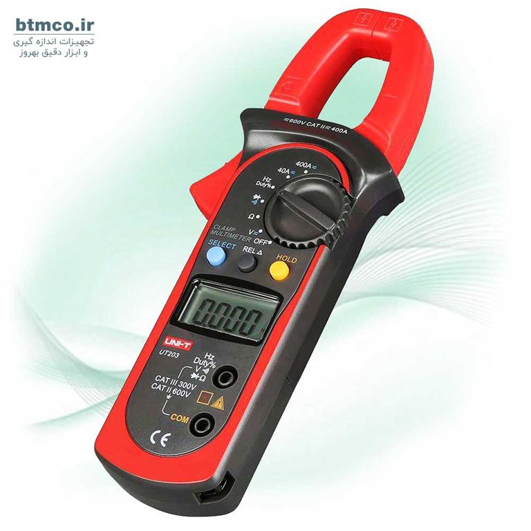 کلمپ آمپر متر AC/DC یونیتی مدل UNI-T UT203