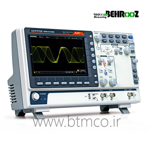 اسيلوسكوپ ديجيتال 200مگاهرتز 2كانال GW instek MSO-2202E