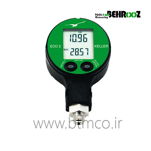 گیج فشار ، تست گیج دیجیتال کلر مدل KELLER ECO2