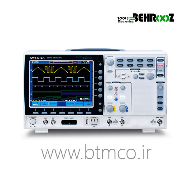 اسیلوسکوپ دیجیتال 70 مگ 2 کانال گودویل مدل GW instek GDS-2072A