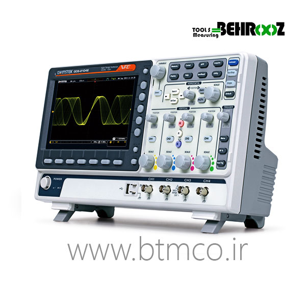 اسیلوسکوپ دیجیتال 100 مگ 4 کانال گودویل مدل GW instek GDS-2104E 