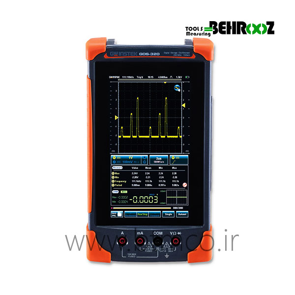 اسیلوسکوپ دستی 100 مگاهرتز 2 کانال گودویل مدل GWINSTEK GDS-310 
