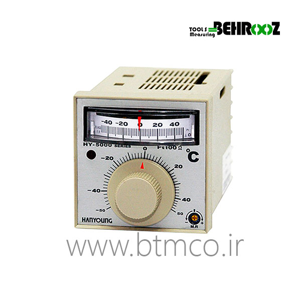 کنترلر دما عقربه ای ترموکوپل K تمام میتر هانیانگ مدل HANYOUNG HY-5000-FKMNR07