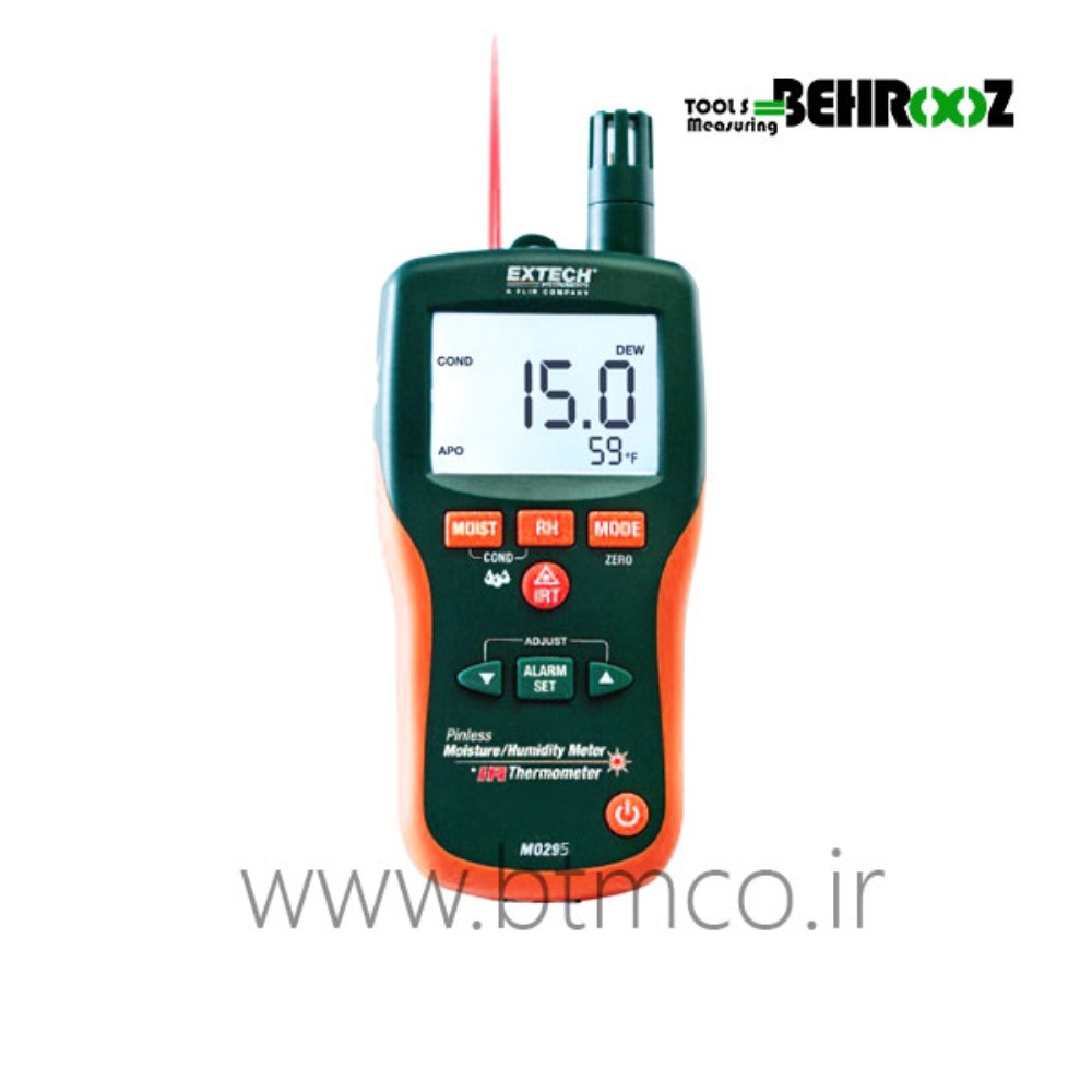 EXTECH-Pinless-Moisture1PsychrometerIR-Thermometer-MO295