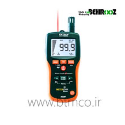 Extech-Pinless-Moisture-Psychrometer-with-IR-Thermometer-and-Bluetooth-MeterLink™-MO297