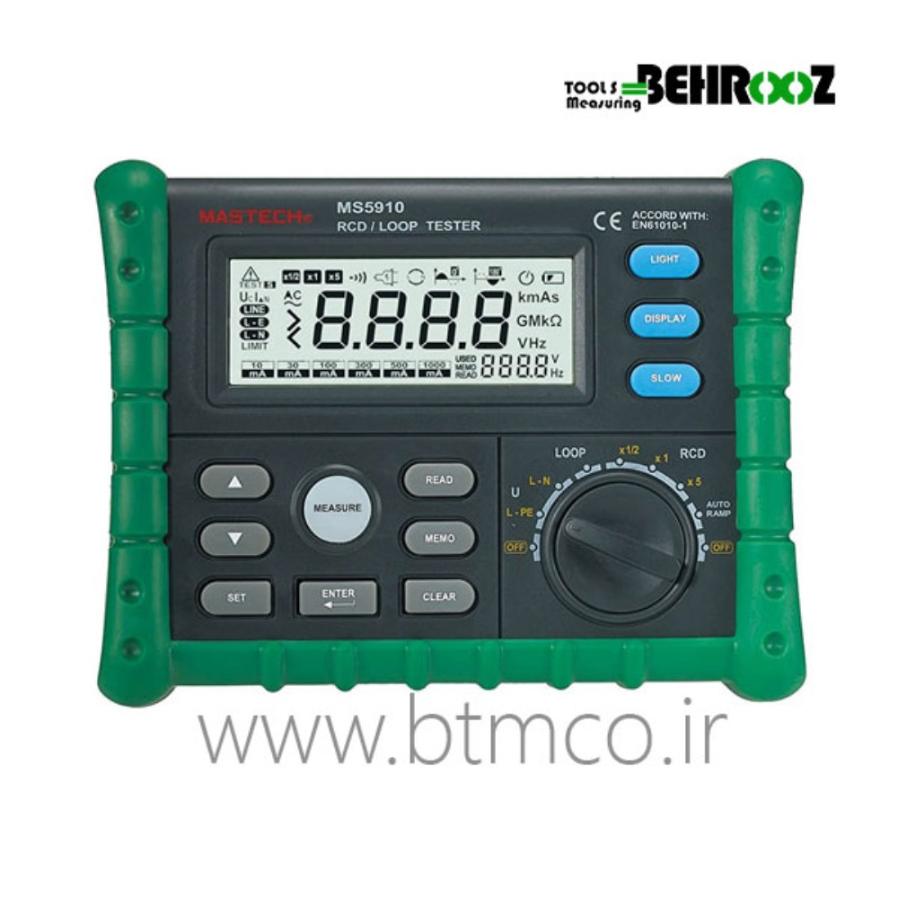 RCD-LOOP-TESTER-MASTECH-MS5910