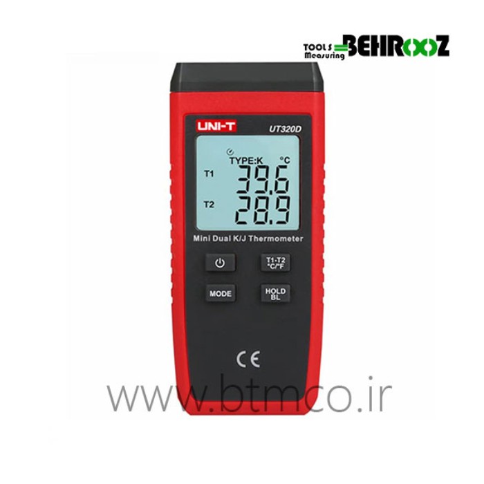 UNI-T-UT320D-Mini-LCD-Digital-Thermometer-2-Channel