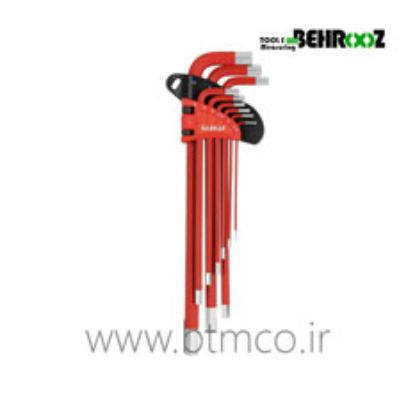 GAZELLE-G80133-LONG-ARM-METRIC-HEX-KEY-SET,-9-PIECES